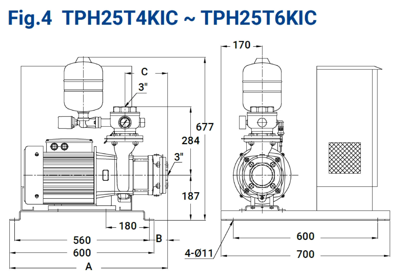 TPH25T4K~6K IC 材積圖(外銷)