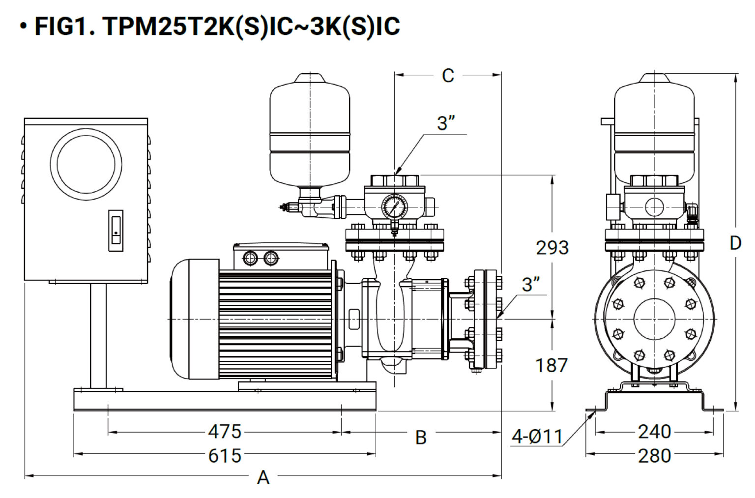 TPM25T4KIC~3KIC 材積圖(外銷)