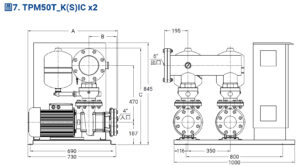TPM50T ICx2 材積圖(內銷)