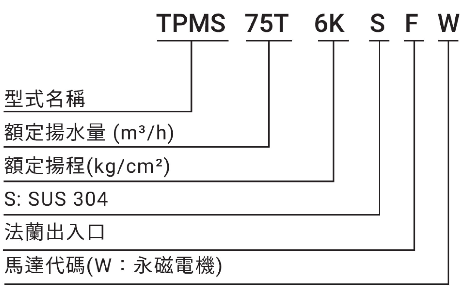 TPMS75T6KSFW TW編碼原則