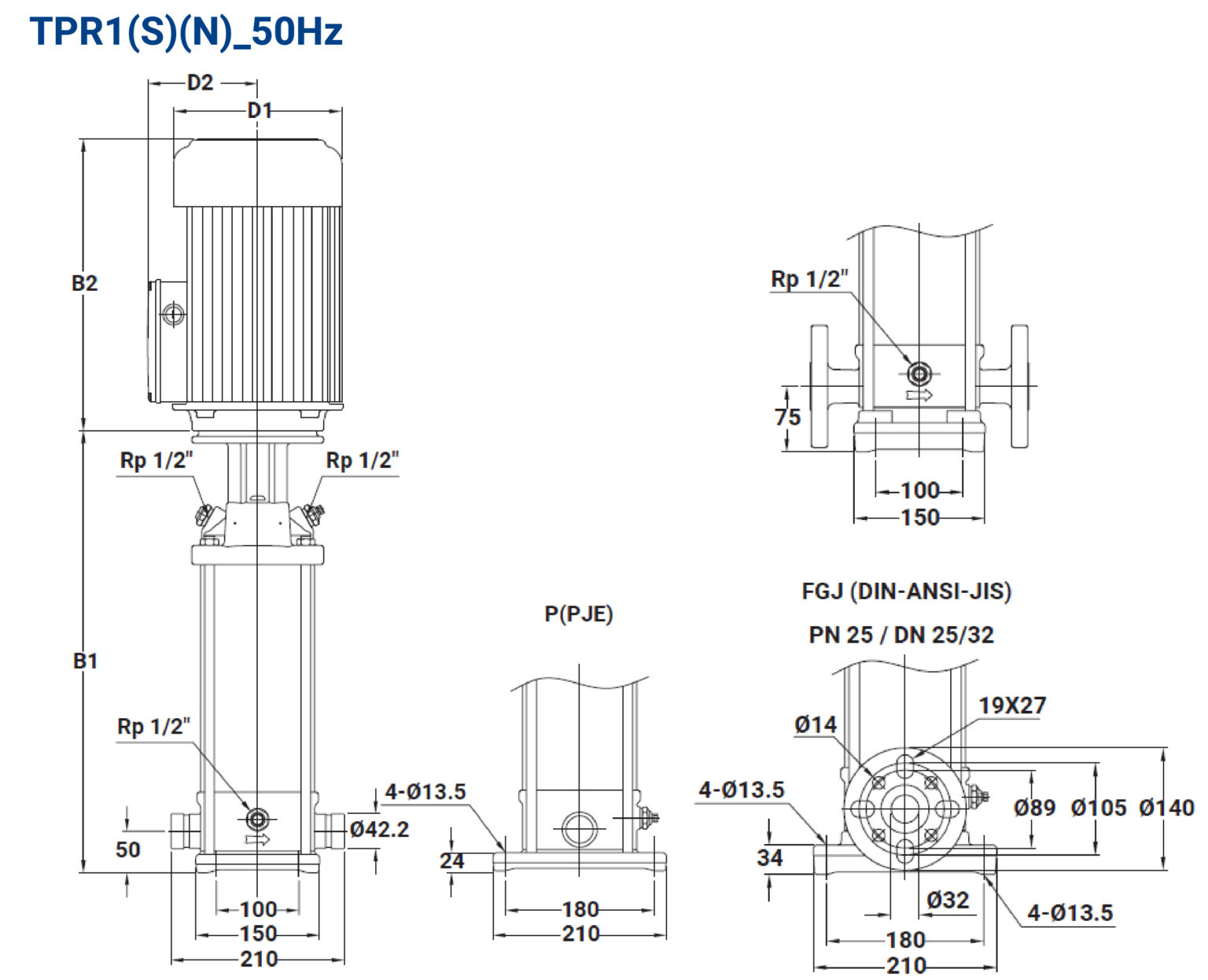 TPR50Hz材積_新新_TPR1(S)(N)_50Hz