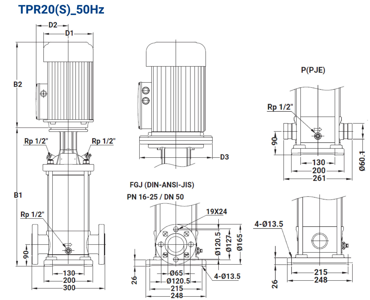 TPR50Hz材積_新新_TPR20(S)_50Hz
