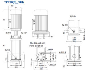 TPR50Hz材積_新新_TPR20(S)_50Hz
