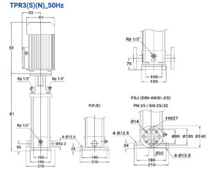 TPR50Hz材積_新新_TPR3(S)(N)_50Hz