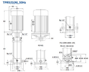 TPR50Hz材積_新新_TPR5(S)(N)_50Hz
